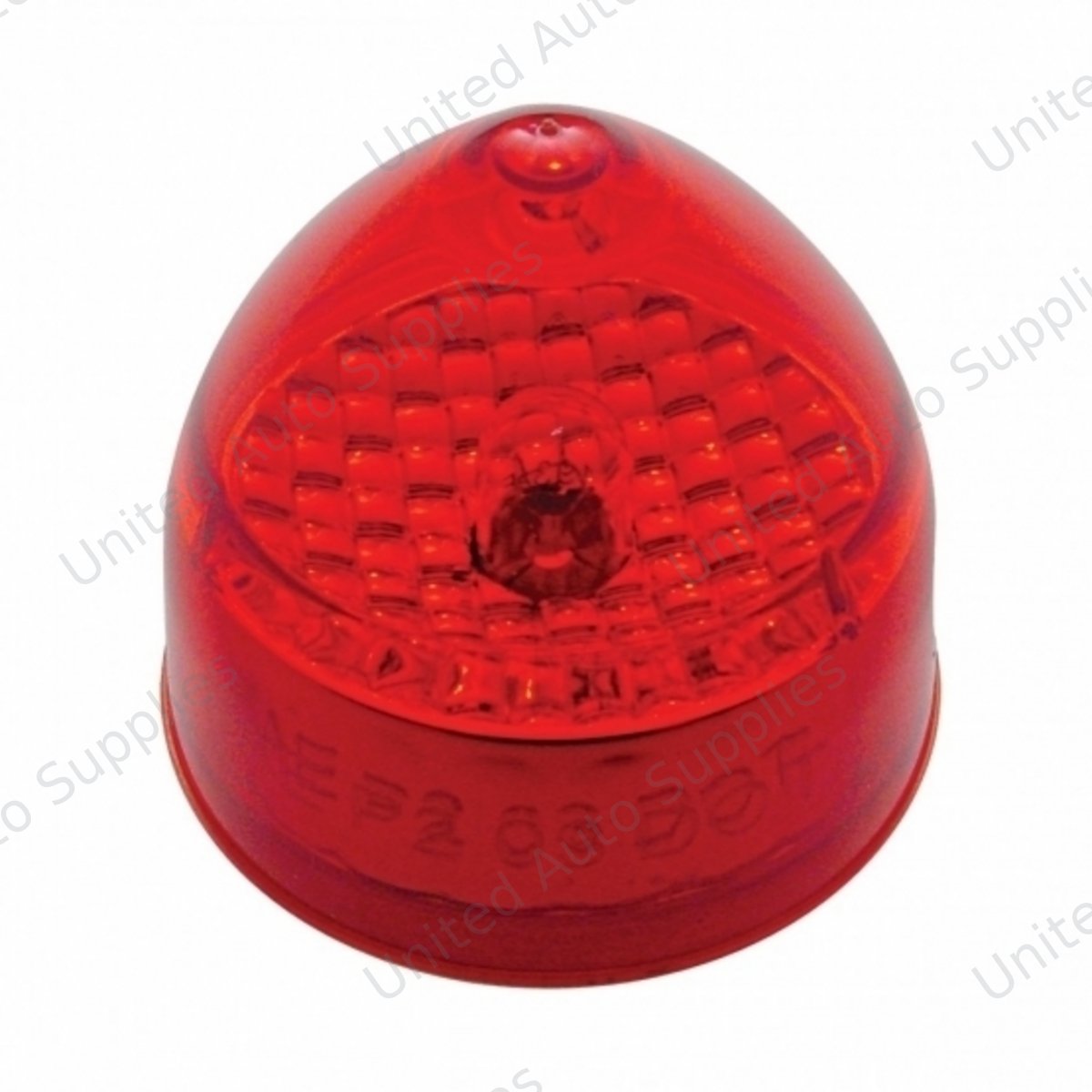 2" Beehive Crystal Light (Clearance/Marker) - Red Lens