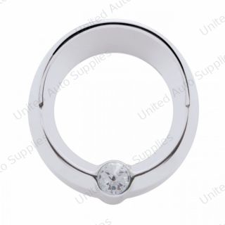 Signature Series Small Gauge Cover With Visor For Freightliner - Clear Crystal