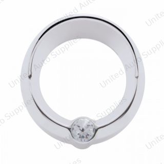 Signature Series Small Gauge Cover With Visor For Freightliner - Clear Crystal