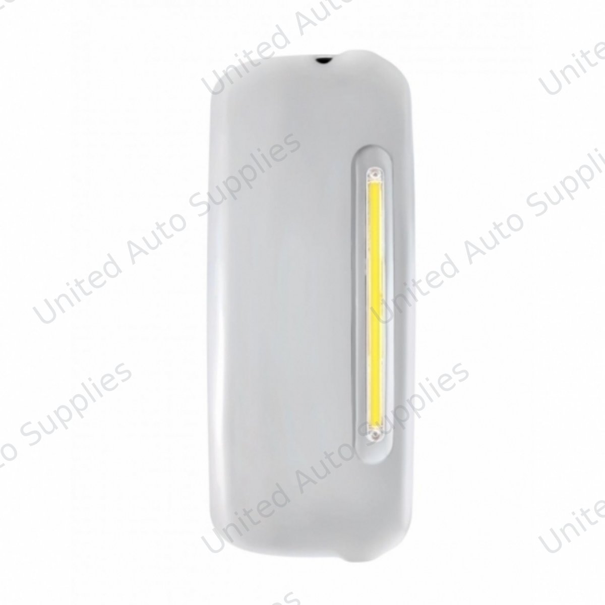 Mirror Cover With 24 Amber LED 12" GloLight For 2005+ Freightliner Century/Columbia- Passenger-Clear Lens