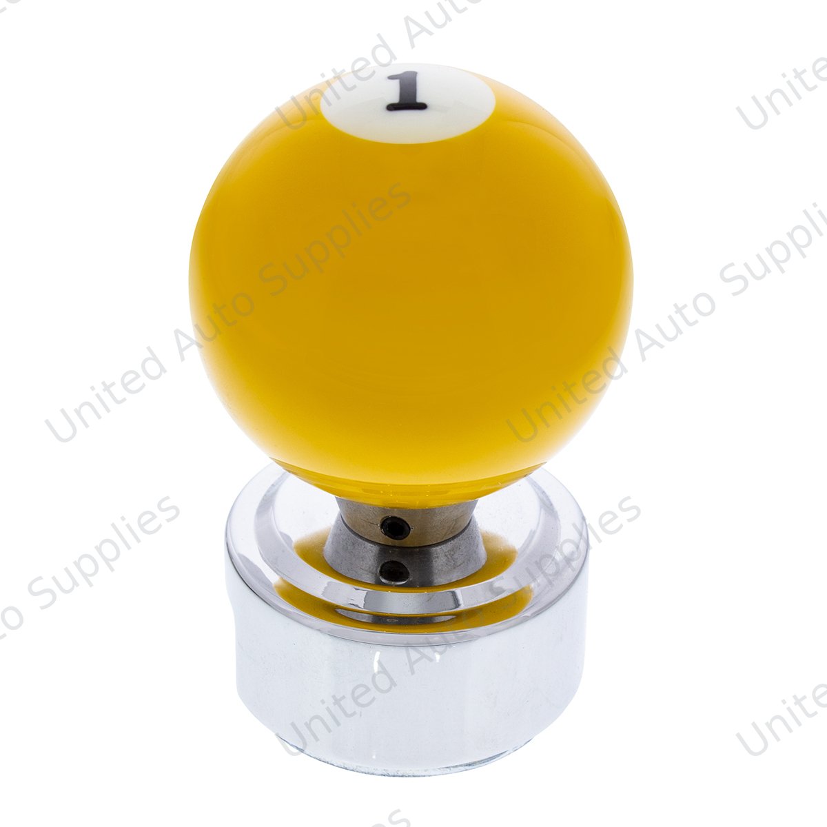 Number 1 Pool Ball Gearshift Knob For 13/15/18 Speed Eaton Style Shifters