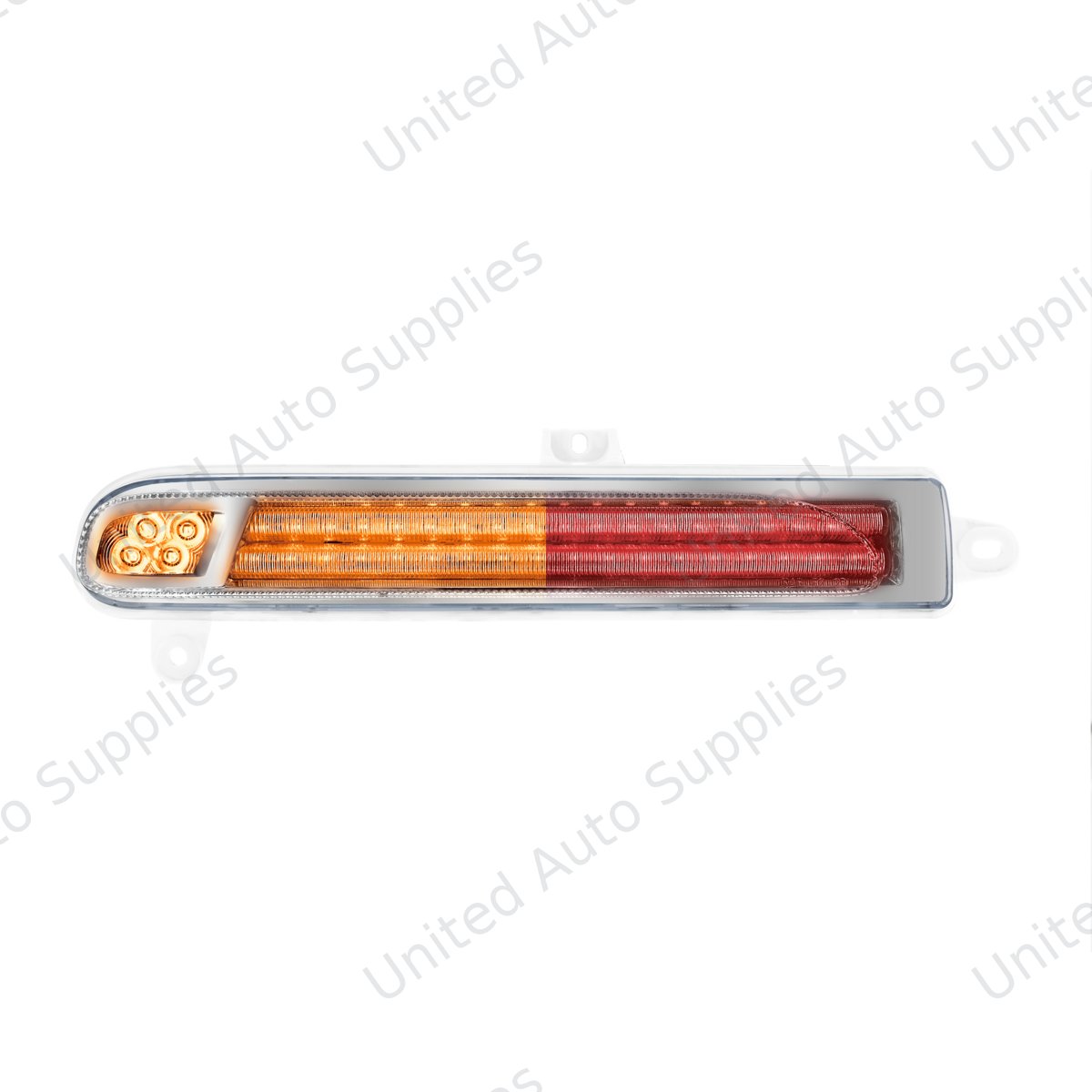 Double Fury 78 LED Turn Signal Light For 2008-2024 Peterbilt 389-Amber & Red,Driver