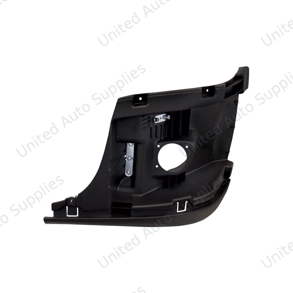 Bumper End Reinforcement With Fog Light Hole For 2008-2017 Freightliner Cascadia - Driver