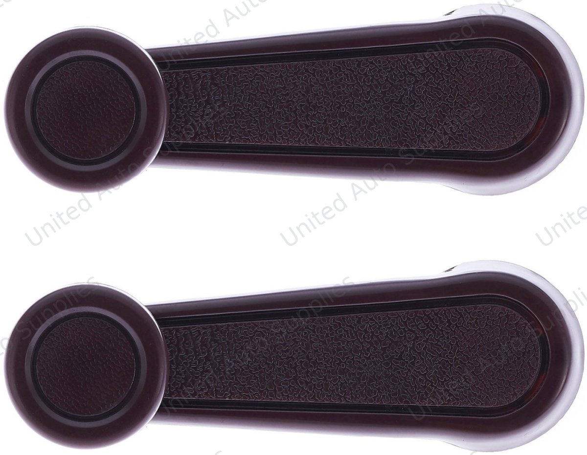 Window Crank Handle (2pcs) Plastic, Metal Red for 1984-2026 Toyota Land Cruiser; 1988-2026 Toyota Corolla