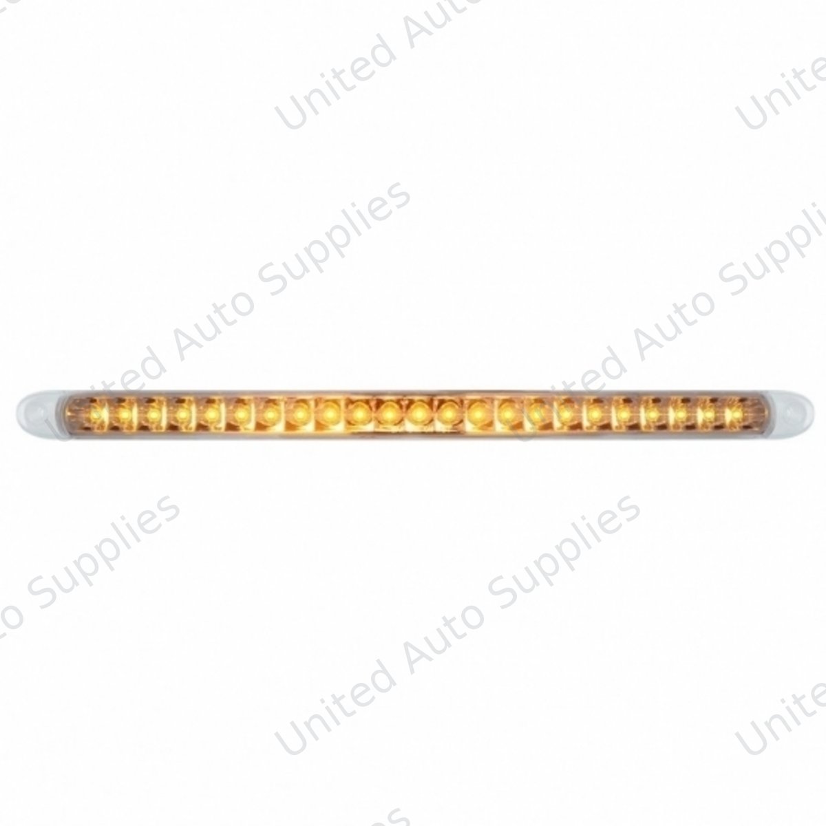 23 SMD LED 17-1/4" Reflector Turn Signal Light Bar Only - Amber LED/Clear Lens