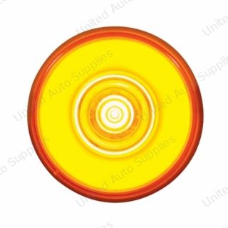 GloLight 6 LED 2" Round Clearance/Marker Light - Amber LED/Amber Lens (Bulk)