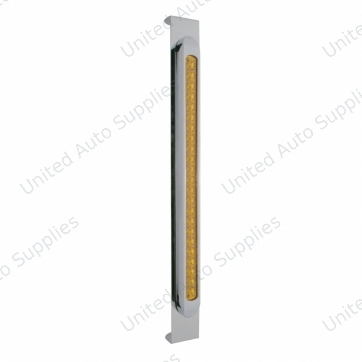 Mirror Bracket With 23 LED 17-1/4" Light Bar & Bezel - Amber LED/Amber Lens