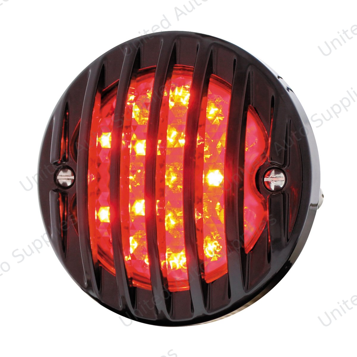 17 LED Tail Light With Black Grille Bezel For 1933-36 Ford Truck - L/H