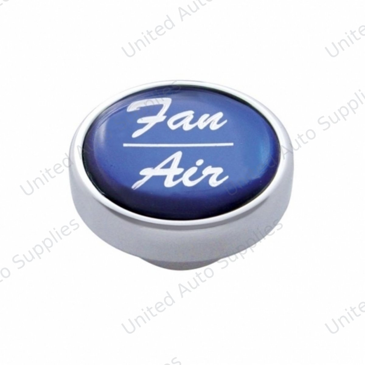 "Fan/Air" Dash Knob - Blue Glossy Sticker