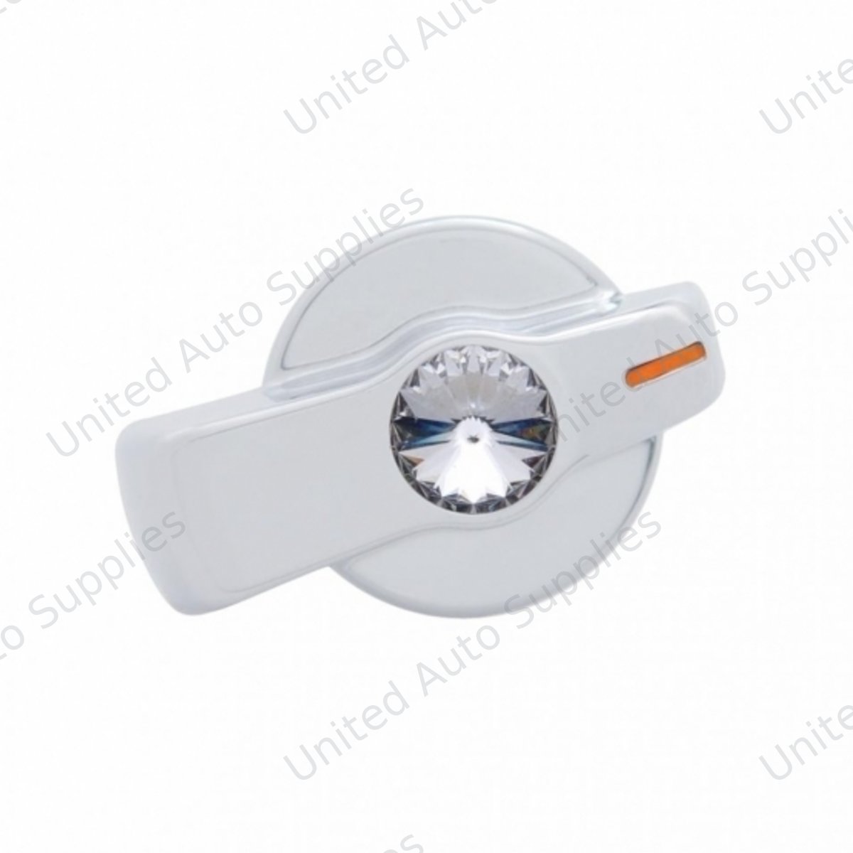 A/C Knob (Newer Model) With Clear Crystal For 2005-2010 Freightliner