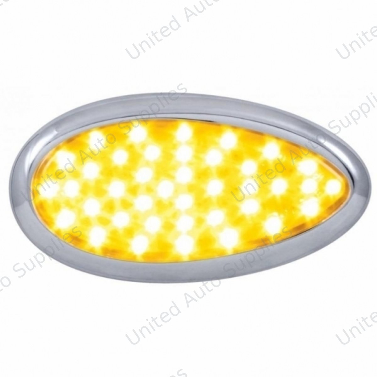 39 Amber LED Freightliner Cascadia Teardrop Signal Light - Amber Lens