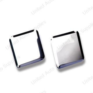 Stainless Boltless Tow Hole Covers For All Kenworth Models With 2" Receiver (2-Pack)