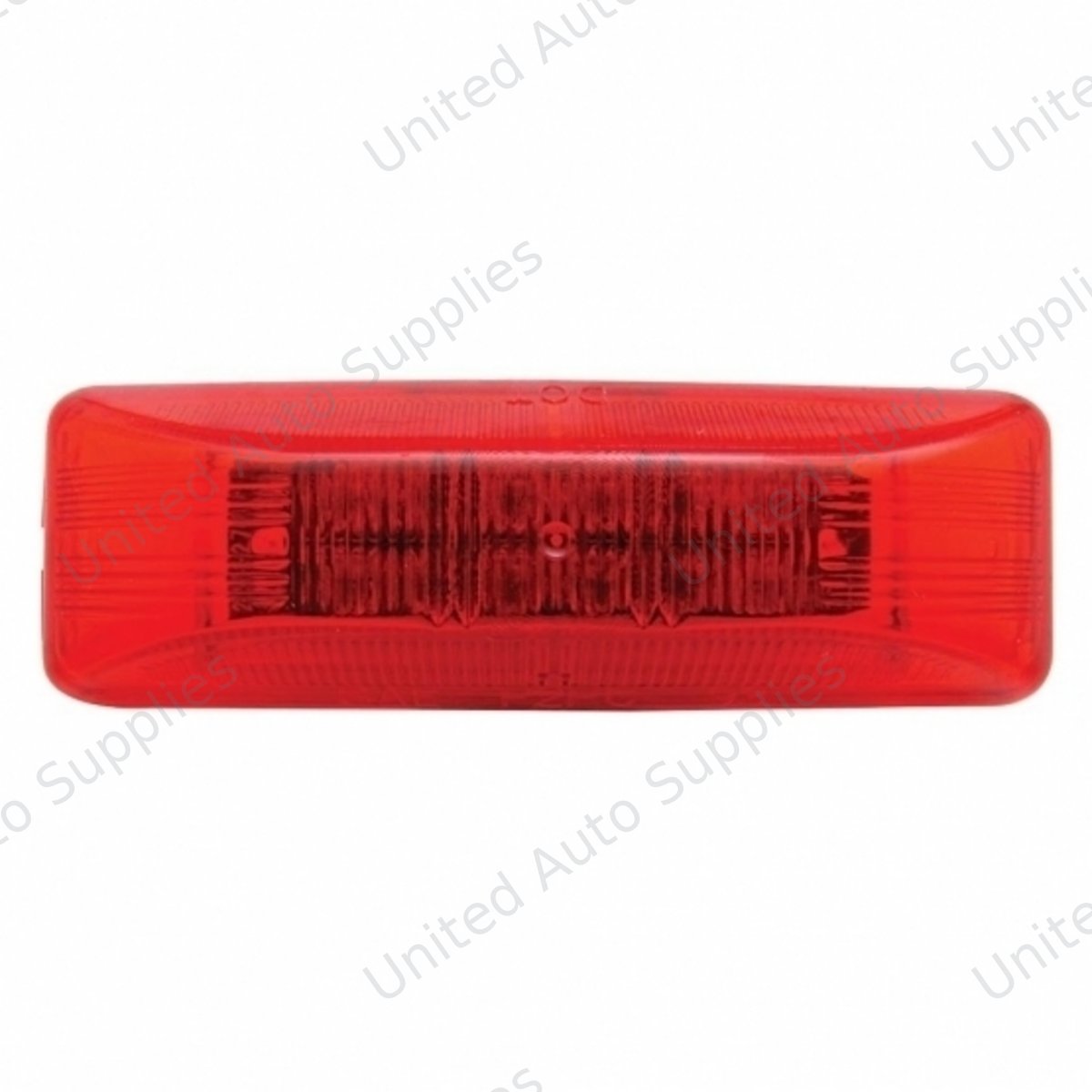 12 LED Rectangular Light (Clearance/Marker) - Red LED/Red Lens (Bulk)