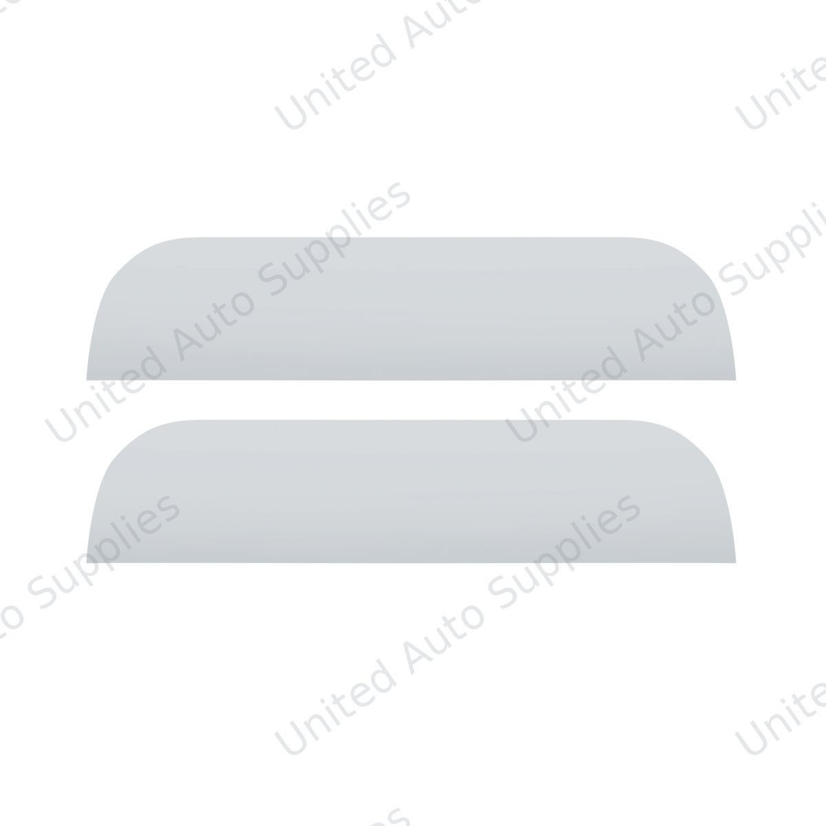 304 Stainless Steel 7" Chop Top Window Trim For 2005+ Peterbilt 379/386/389 (Pair)