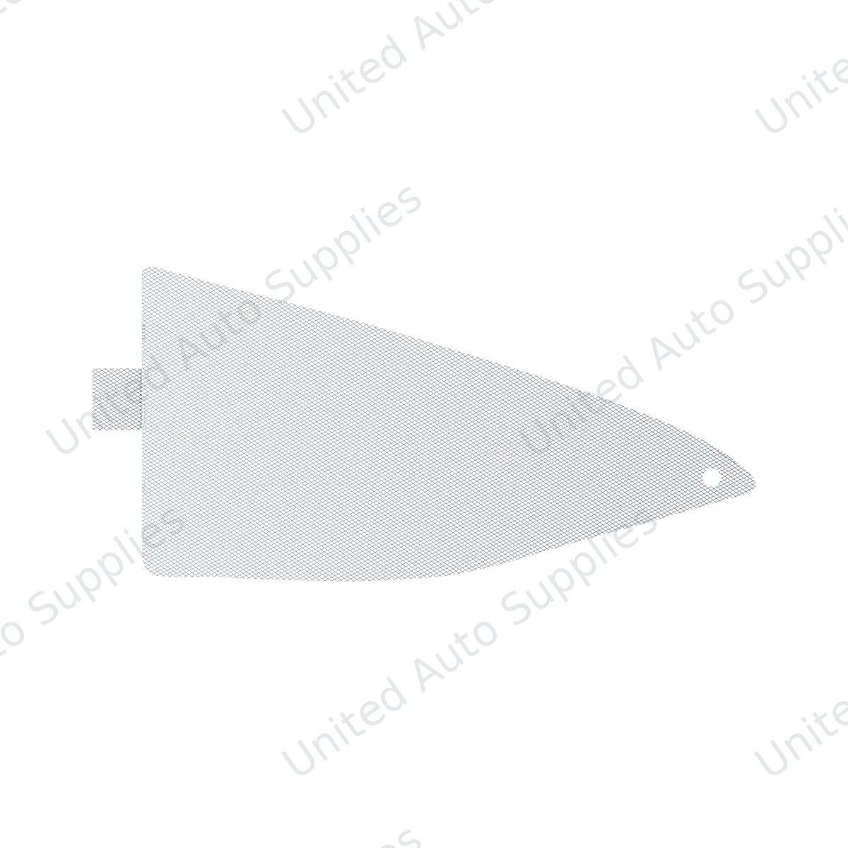 Chrome Triangular Mesh Cover For Freightliner Century (2003-2008) And Columbia (2004-2014) - Driver