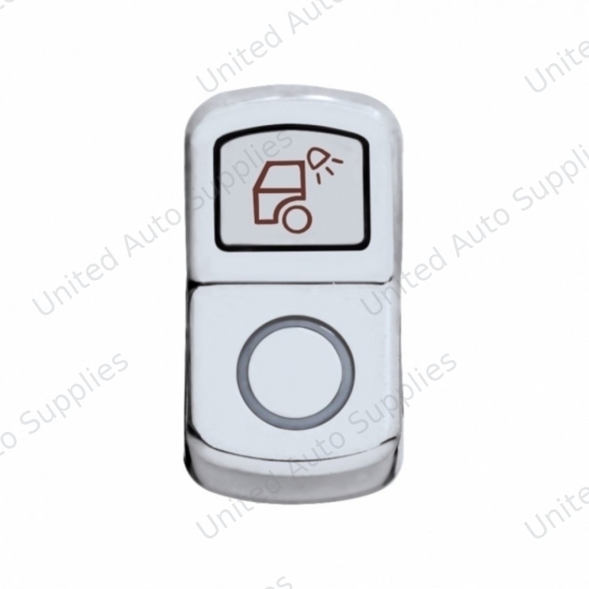 "Load Light" Chrome Rocker Switch Cover - Plain