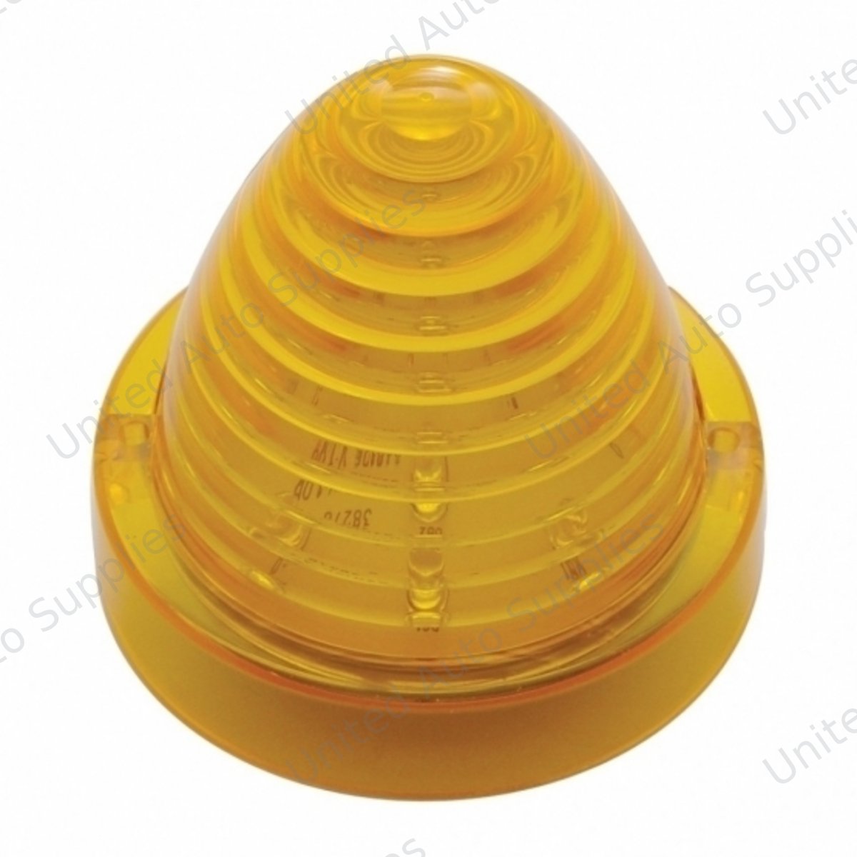 13 LED Beehive Truck-Lite Style Cab Light - Amber LED/Amber Lens