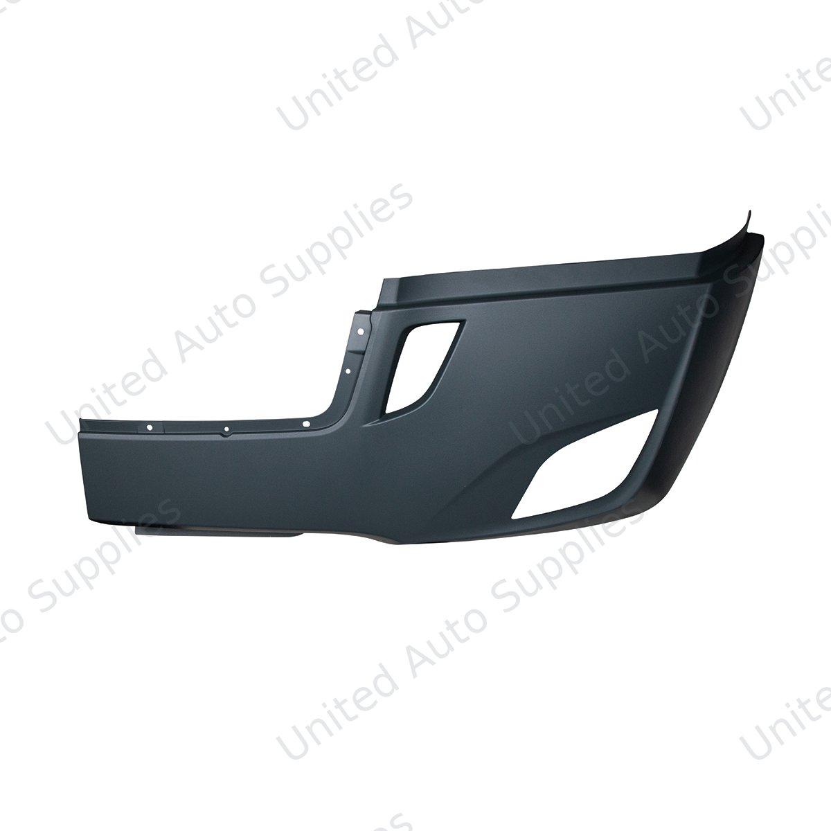 Bumper Cover With Fog Light Opening & Without Deflector Holes For 2018-2024 Freightliner Cascadia - Driver