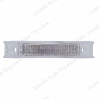 7 LED Rectangular Light (Clearance/Marker) - Amber LED/Clear Lens