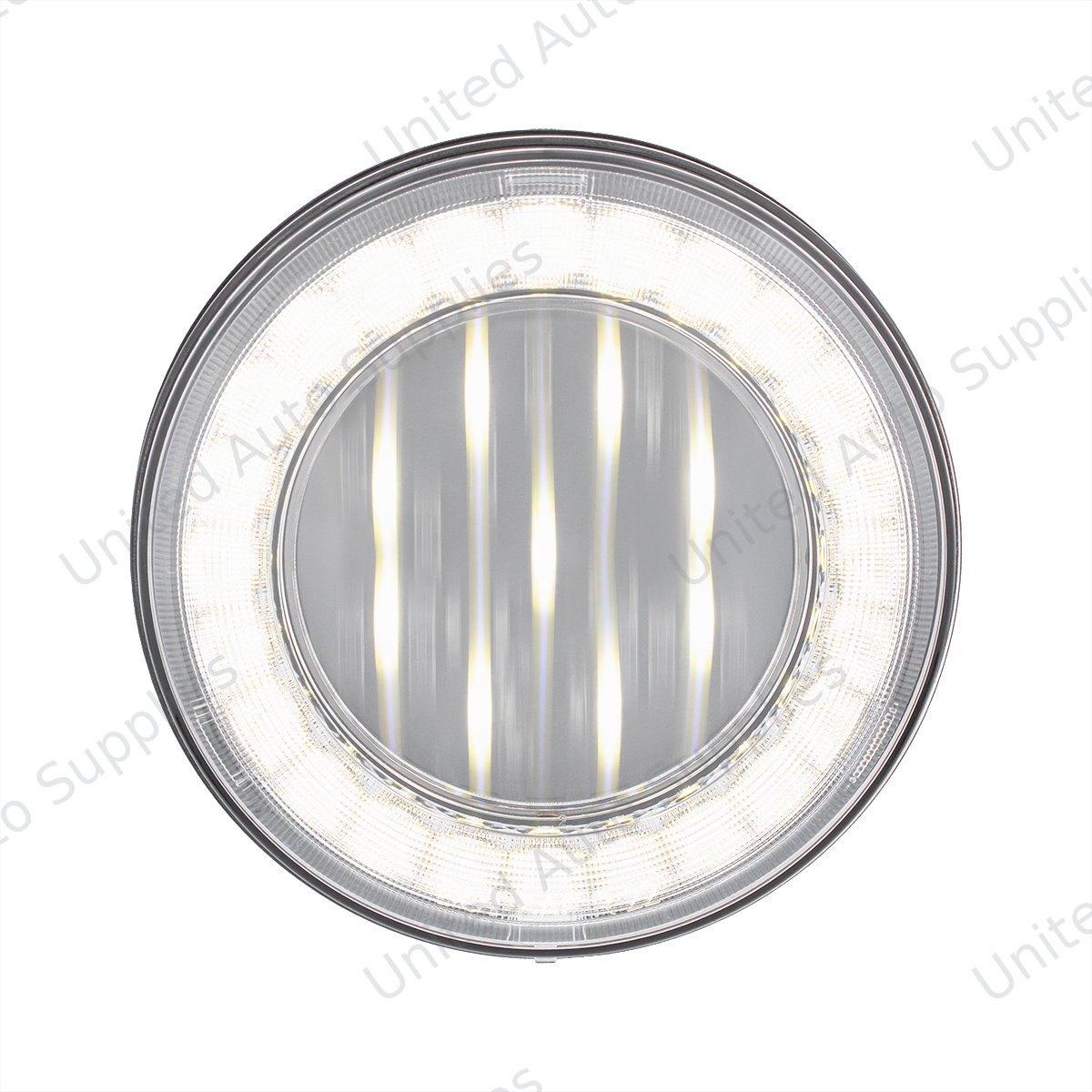 33 LED 4" Round Lumos Light X-Series (Back-Up) - White LED/Clear Lens