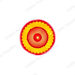 7 LED 2" Round Turbine Light (Clearance/Marker) - Red LED/Red Lens