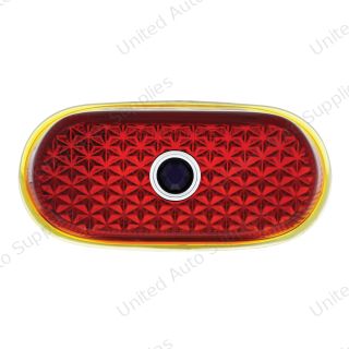 Glass Tail Light Lens With Blue Dot For 1940 Chevy Passenger Car