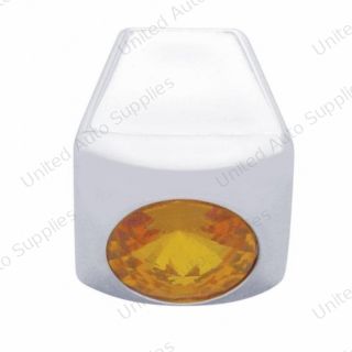 A/C Slider Control Knob With Amber Crystal For Freightliner (3-Pack)