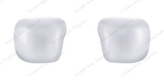 Chrome Plastic Hood Mirror Cover For 2018-2026 Freightliner Cascadia-Driver and Passenger (2pcs)