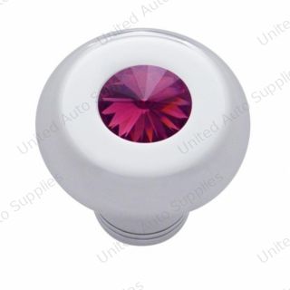 Small Deluxe Dash Knob With Purple Crystal