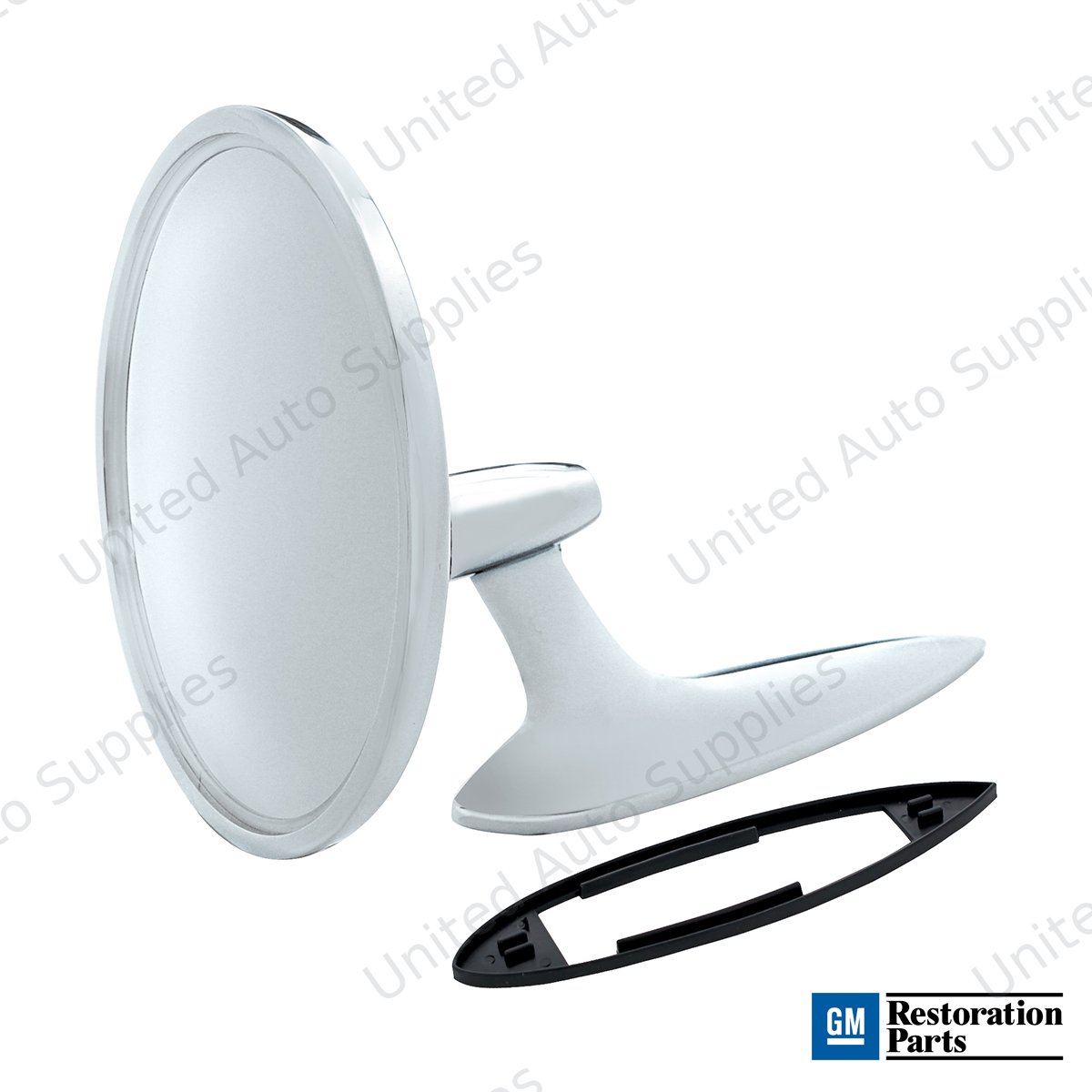 Exterior Mirror With Bow Tie Logo For 1963-64 Chevy Impala