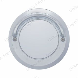 2'' Chrome Plastic Mirror Light Bezel With Visor