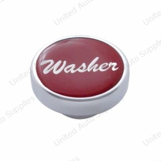 "Washer" Dash Knob - Red Glossy Sticker