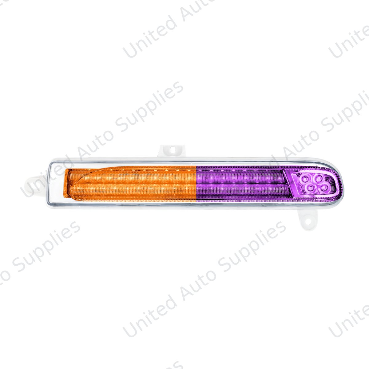Double Fury 78 LED Turn Signal Light For 2008-2024 Peterbilt 389-Amber & Purple,Passenger