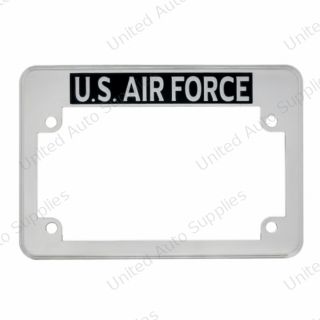 "U.S. Air Force" Motorcycle License Plate Frame