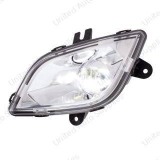 High Power LED Chrome Fog Light For 2018-2024 Freightliner Cascadia - Driver