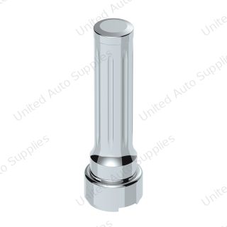 Thread-On Dallas Gearshift Knob With 9/10 Speed Adapter - Chrome/Vertical