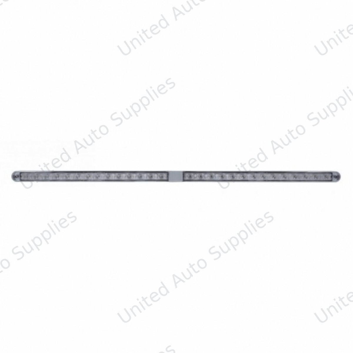 Dual 14 LED 12" Light Bars With Bezel - Red LED/Clear Lens