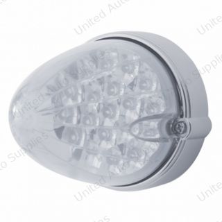 19 LED Reflector Grakon 1000 Flush Mount Kit - Amber LED/Clear Lens