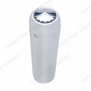 1-7/8" Short Aluminum Toggle Switch Extension With Crystal For Kenworth - Clear Crystal (2-Pack)