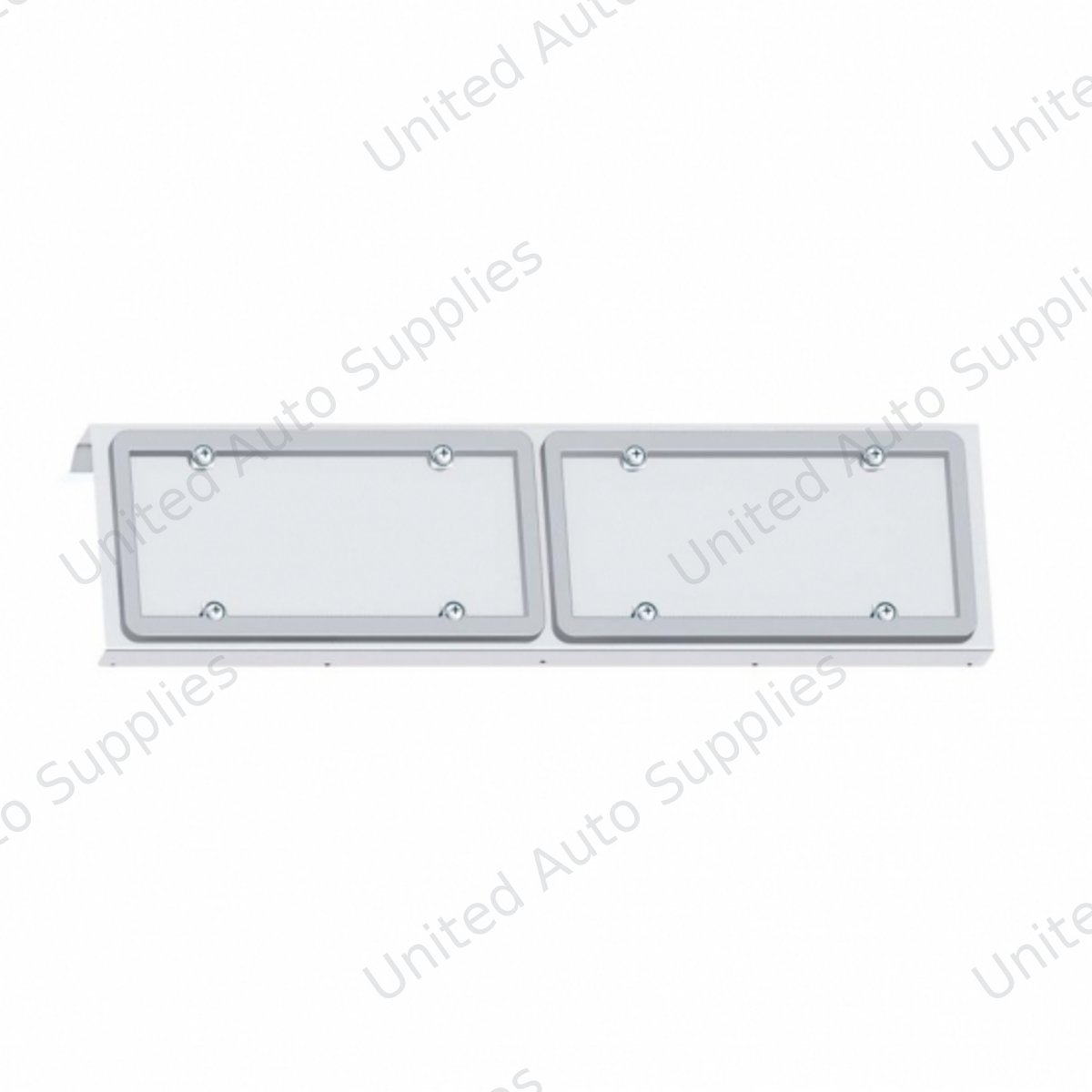 Stainless 2 License Plate Holder For 2003+ Volvo VN