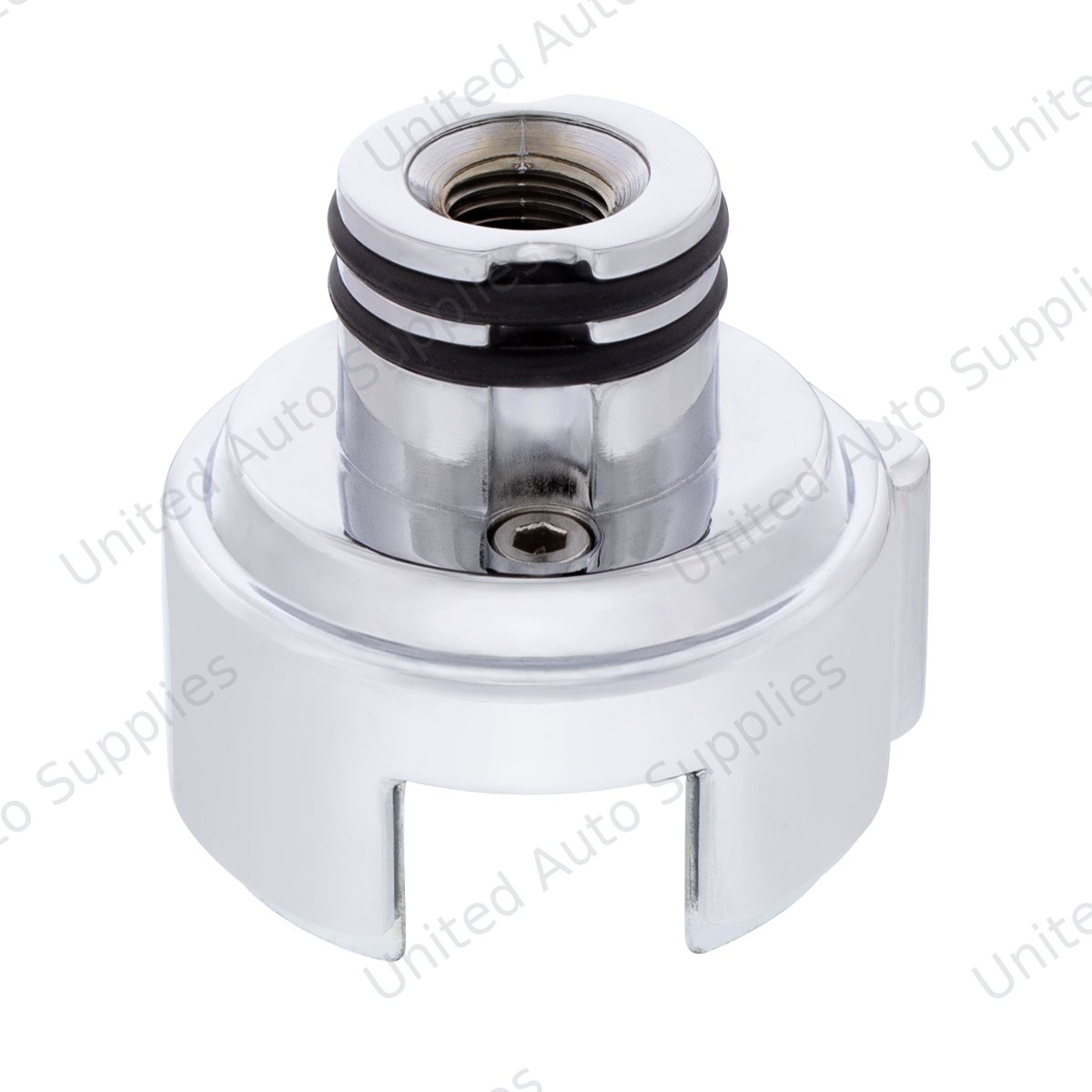 Gearshift Adapter W/LED Mount For Eaton-Fuller 13/15/18 Speed - Chrome/Vertical (Bulk)