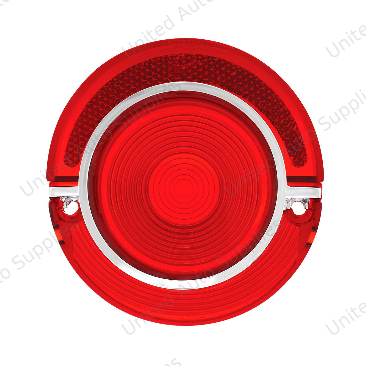 Tail Light Lens With Chrome Rim For 1964 Chevy Passenger Car