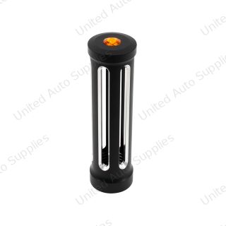M30X3.5 Thread-On Sonoma Gearshift Knob-Amber Crystal/Matte Black