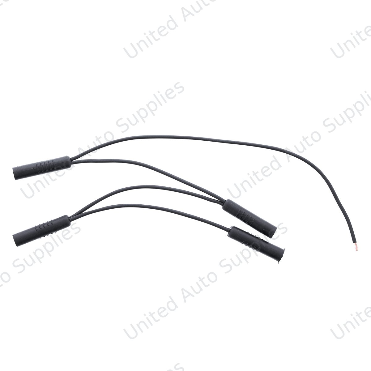 0.180" Female Plug Wire Harness With 4 Plugs-3-7/8" Lead (Bulk)