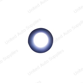 Single LED Snap-In Indicator Light - White/Clear (Bulk)