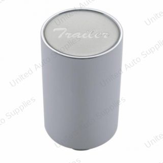 "Trailer" 3" Air Valve Knob - Silver Glossy Sticker