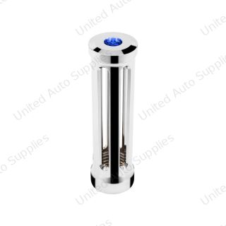 M30X3.5 Thread-On Sonoma Gearshift Knob-Blue Crystal/Chrome