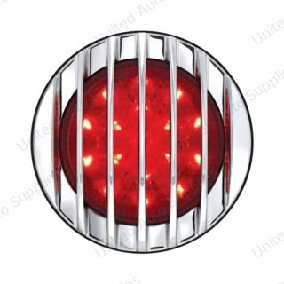 17 LED 1937 Ford Car Style Tail Light With Chrome Grille Style Flush Mount