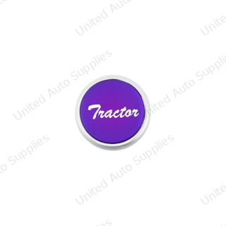 "Tractor" Deluxe Air Valve Knob - Purple Glossy Sticker