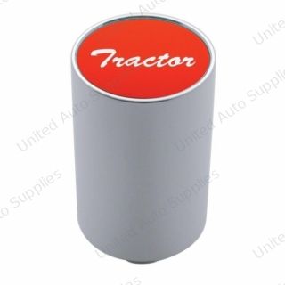 "Tractor" 3" Air Valve Knob - Red Aluminum Sticker